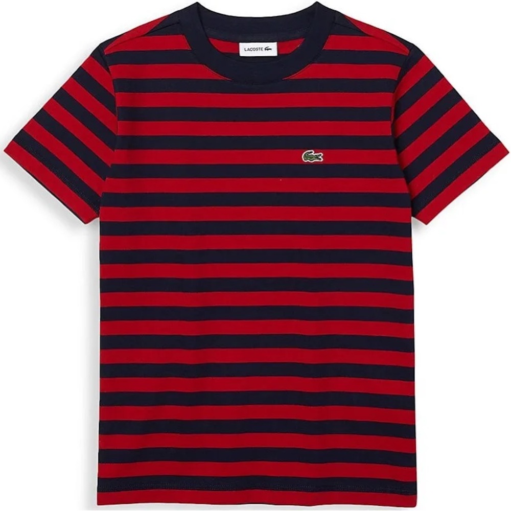 Lacoste Boy's Contrast Striped T-Shirt